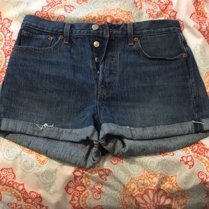 Levi’s White Oak Cone Denim Shorts